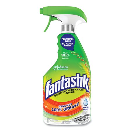 FANTASTIK Cleaners & Detergents, Spray Bottle, Fresh, 8 PK 306387